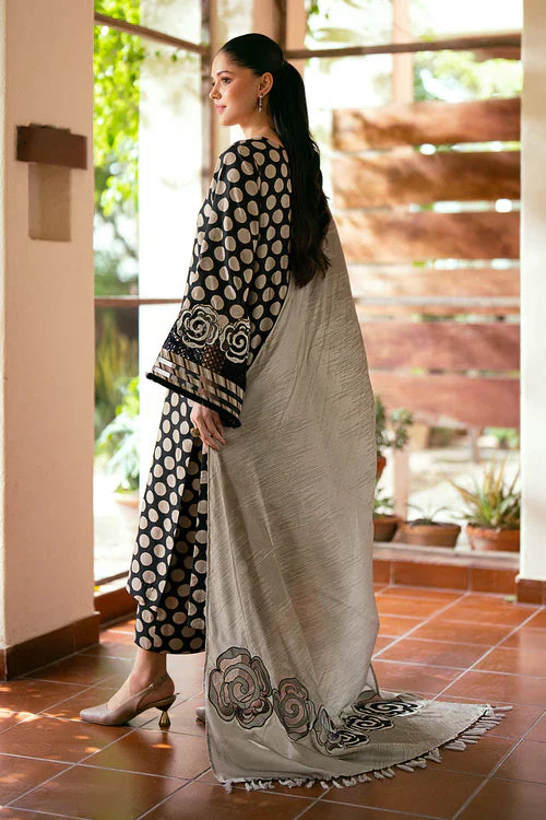 3PC KARANDI PRINTED SHIRT WITH KARANDI PRINTED DUAPTTA AND TROUSER
