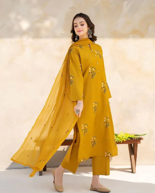 Myra Embroidered 3pc